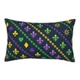 thumbnail image 1 of Balery Mardi Gras Strings of Beads Bedding Queen Pillow Cases - Envelope Closure - Soft Brushed Microfiber Fabric - Shrinkage and Fade Resistant Pillow Cases-14"x20", 1 of 9