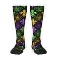 thumbnail image 1 of Balery Mardi Gras1 Fun Novelty Socks Men'S Women'S Crew Socks Funny Crazy Novelty Socks Quirky And Cool Socks, 1 of 9