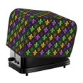 thumbnail image 1 of Balery Mardi Gras1 Pattern Oven Cover Kitchen Bread Machine Protector, 2 Slice Toaster Cover for Home, Anti Dust Fingerprint Coaster Cover, 1 of 7