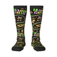 thumbnail image 1 of Balery Mardi Gras3 Fun Novelty Socks Men'S Women'S Crew Socks Funny Crazy Novelty Socks Quirky And Cool Socks, 1 of 9
