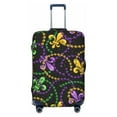 thumbnail image 1 of Balery Mardi Gras6 Luggage Cover Protector, Scratch And Dirt Resistant, Fits 18-32 Inch Luggage - Medium, 1 of 9