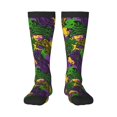 thumbnail image 1 of Balery Mardi Gras7 Fun Novelty Socks Men'S Women'S Crew Socks Funny Crazy Novelty Socks Quirky And Cool Socks, 1 of 9