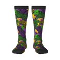 thumbnail image 1 of Balery Mardi Gras7 Fun Novelty Socks Men'S Women'S Crew Socks Funny Crazy Novelty Socks Quirky And Cool Socks, 1 of 9