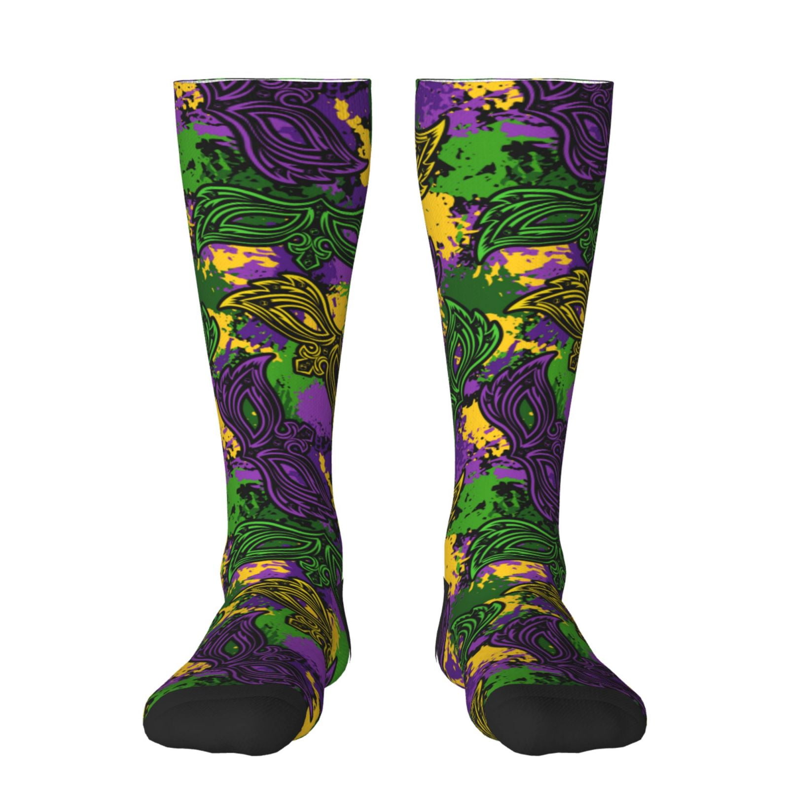 Balery Mardi Gras7 Fun Novelty Socks Men'S Women'S Crew Socks Funny ...