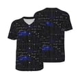 thumbnail image 1 of Balery Mathematica Science Baseball Jersey for Men Casual Button Down Shirts Short Sleeve Active Team Sports Uniform-3X-Large, 1 of 9