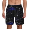 thumbnail image 1 of Balery Mathematica Science Mens Swim Trunks Swim Shorts for Men Quick Dry Inseam Beach Shorts with Compression Liner Pocket-XX-Large, 1 of 9