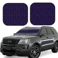 thumbnail image 1 of Balery Mathematical Symbols Sun Shield 2 Pack For Car Front Windows Foldable Sun Visor Protector Blocks Max Uv Rays And Keeps Your Vehicle Cool For Most Sedans Suv Truck, 1 of 7