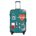 thumbnail image 1 of Balery Medical Elements Luggage Cover Protector, Scratch And Dirt Resistant, Fits 18-32 Inch Luggage - Large, 1 of 9