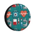 thumbnail image 1 of Balery Medical Elementstire Cover Waterproof Dust-Proof, Universal Spare Wheel Tire Cover For Trailer, Rv, Suv Truck And Vehicle Camper Accessories-14 Inch, 1 of 9