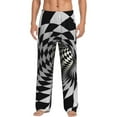 thumbnail image 1 of Balery Men'S 3d Vortex Illusion Pants,Sleepwear Pants,Pajama Pants,Pj Bottoms Drawstring And Pockets-Xx-Large, 1 of 9
