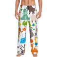 thumbnail image 1 of Balery Men'S Animals Pants,Sleepwear Pants,Pajama Pants,Pj Bottoms Drawstring And Pockets-Small, 1 of 9