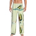 thumbnail image 1 of Balery Men'S Avocado For Exercise Pants,Sleepwear Pants,Pajama Pants,Pj Bottoms Drawstring And Pockets-Large, 1 of 9