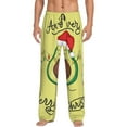 thumbnail image 1 of Balery Men'S Avocado Merry Christmas Pants,Sleepwear Pants,Pajama Pants,Pj Bottoms Drawstring And Pockets-Small, 1 of 9