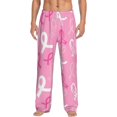 thumbnail image 1 of Balery Men'S Breast Cancer Awareness (3) Pants,Sleepwear Pants,Pajama Pants,Pj Bottoms Drawstring And Pockets-X-Large, 1 of 9