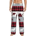 thumbnail image 1 of Balery Men'S Buffalo Plaid Forest Pants,Sleepwear Pants,Pajama Pants,Pj Bottoms Drawstring And Pockets-X-Large, 1 of 9