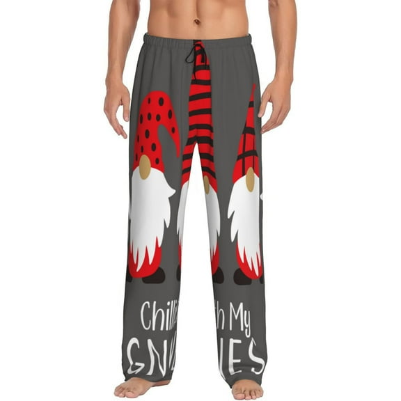 Balery Men'S Chillin With My Gonme Pants,Sleepwear Pants,Pajama Pants,Pj Bottoms Drawstring And Pockets-Small