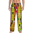 thumbnail image 1 of Balery Men'S Colorful Tie Dye Stained Glass 1 Pants,Sleepwear Pants,Pajama Pants,Pj Bottoms Drawstring And Pockets-Medium, 1 of 9