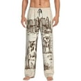 thumbnail image 1 of Balery Men'S Cows On The Farm Pants,Sleepwear Pants,Pajama Pants,Pj Bottoms Drawstring And Pockets-Small, 1 of 9