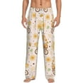 thumbnail image 1 of Balery Men'S Cute Bee Gnome Pants,Sleepwear Pants,Pajama Pants,Pj Bottoms Drawstring And Pockets-Medium, 1 of 9