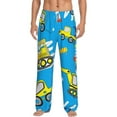 thumbnail image 1 of Balery Men'S Cute Car Cartoon Pants,Sleepwear Pants,Pajama Pants,Pj Bottoms Drawstring And Pockets-Medium, 1 of 9