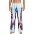 thumbnail image 1 of Balery Men'S Cute Gnomes In Usa1 Pants,Sleepwear Pants,Pajama Pants,Pj Bottoms Drawstring And Pockets-Small, 1 of 9