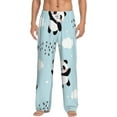 thumbnail image 1 of Balery Men'S Cute Panda Bear Pants,Sleepwear Pants,Pajama Pants,Pj Bottoms Drawstring And Pockets-Medium, 1 of 9