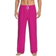 thumbnail image 1 of Balery Men'S Darkmagenta Pants,Sleepwear Pants,Pajama Pants,Pj Bottoms Drawstring And Pockets-Medium, 1 of 9