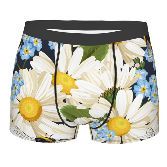 Balery Men'S Design Name Ultra Soft Performance Boxer Briefs-Size Name