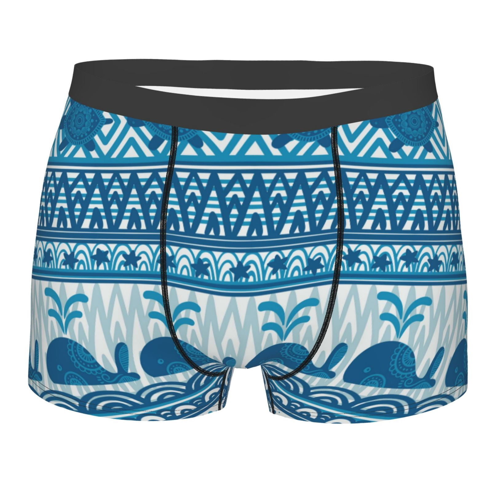 Balery Men'S Design Name Ultra Soft Performance Boxer Briefs-Size Name ...