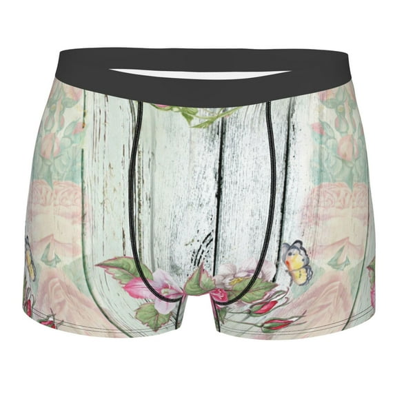 Balery Men'S Design Name Ultra Soft Performance Boxer Briefs-Size Name