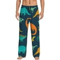 thumbnail image 1 of Balery Men'S Hand Drawn Seamless Pants,Sleepwear Pants,Pajama Pants,Pj Bottoms Drawstring And Pockets-Small, 1 of 9