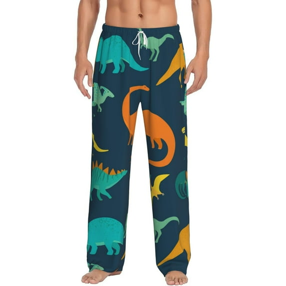 Balery Men'S Hand Drawn Seamless Pants,Sleepwear Pants,Pajama Pants,Pj Bottoms Drawstring And Pockets-X-Large