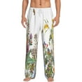 thumbnail image 1 of Balery Men'S Herbs And Wildflowers Pants,Sleepwear Pants,Pajama Pants,Pj Bottoms Drawstring And Pockets-Medium, 1 of 9