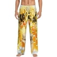 thumbnail image 1 of Balery Men'S Honey Bee Pants,Sleepwear Pants,Pajama Pants,Pj Bottoms Drawstring And Pockets-Large, 1 of 9