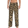 thumbnail image 1 of Balery Men'S Leopard Print Pants,Sleepwear Pants,Pajama Pants,Pj Bottoms Drawstring And Pockets-Small, 1 of 9