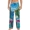 thumbnail image 1 of Balery Men'S Little Sea Turtles Pants,Sleepwear Pants,Pajama Pants,Pj Bottoms Drawstring And Pockets-Small, 1 of 9
