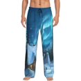 thumbnail image 1 of Balery Men'S Mountain Cottage In Snow Pants,Sleepwear Pants,Pajama Pants,Pj Bottoms Drawstring And Pockets-Small, 1 of 9