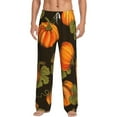 thumbnail image 1 of Balery Men'S Orange Pumpkin Pants,Sleepwear Pants,Pajama Pants,Pj Bottoms Drawstring And Pockets-Medium, 1 of 9