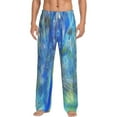 thumbnail image 1 of Balery Men'S Peacock Pants,Sleepwear Pants,Pajama Pants,Pj Bottoms Drawstring And Pockets-Medium, 1 of 9