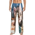 thumbnail image 1 of Balery Men'S Playful Cat Pants,Sleepwear Pants,Pajama Pants,Pj Bottoms Drawstring And Pockets-Small, 1 of 9
