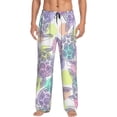 thumbnail image 1 of Balery Men'S Sea Turtles Pants,Sleepwear Pants,Pajama Pants,Pj Bottoms Drawstring And Pockets-Small, 1 of 9