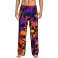thumbnail image 1 of Balery Men'S Skull Pants,Sleepwear Pants,Pajama Pants,Pj Bottoms Drawstring And Pockets-Small, 1 of 9