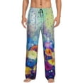 thumbnail image 1 of Balery Men'S Spring Flower Seasonal Pants,Sleepwear Pants,Pajama Pants,Pj Bottoms Drawstring And Pockets-Medium, 1 of 9
