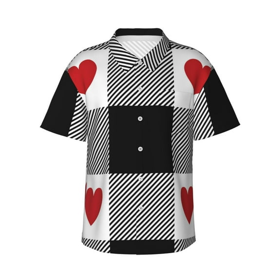 Balery Men'S Summer Hawaiian Shirts Short-Sleeve Design Name Printed Casual Shirts - Size Name