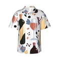 thumbnail image 1 of Balery Men'S Summer Hawaiian Shirts Short-Sleeve Design Name Printed Casual Shirts - Size Name, 1 of 9