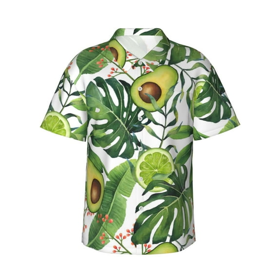 Balery Men'S Summer Hawaiian Shirts Short-Sleeve Design Name Printed Casual Shirts - Size Name