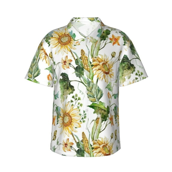 Balery Men'S Summer Hawaiian Shirts Short-Sleeve Design Name Printed Casual Shirts - Size Name