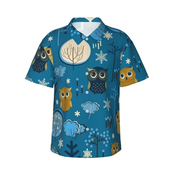 Balery Men'S Summer Hawaiian Shirts Short-Sleeve Design Name Printed Casual Shirts - Size Name