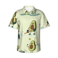 thumbnail image 1 of Balery Avocado for Exercise Print Men's Hawaiian Shirts Short Sleeve Beach Shirt Relaxed Fit Vacation Button Down Shirts-XX-Large, 1 of 9
