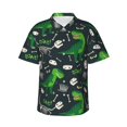 thumbnail image 1 of Balery Men'S Summer Hawaiian Shirts Short-Sleeve Design Name Printed Casual Shirts - Size Name, 1 of 9
